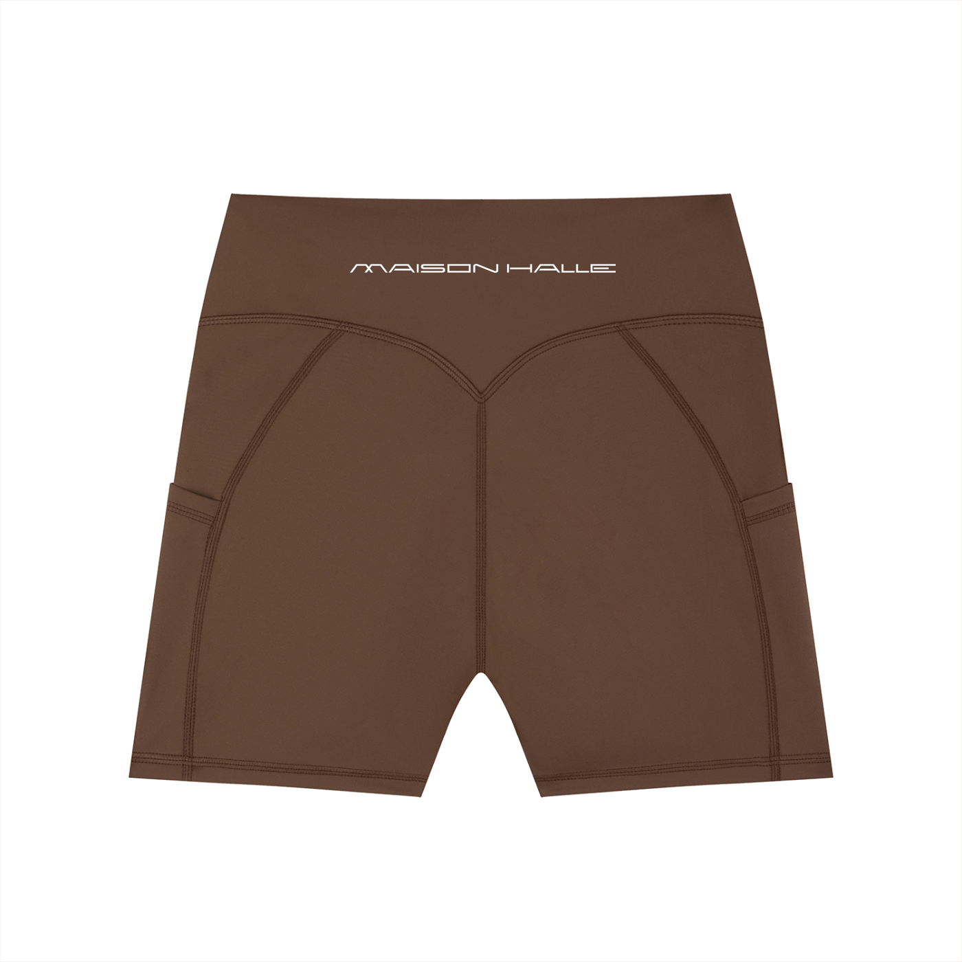 Women's High-Waisted Pocket Biker Shorts