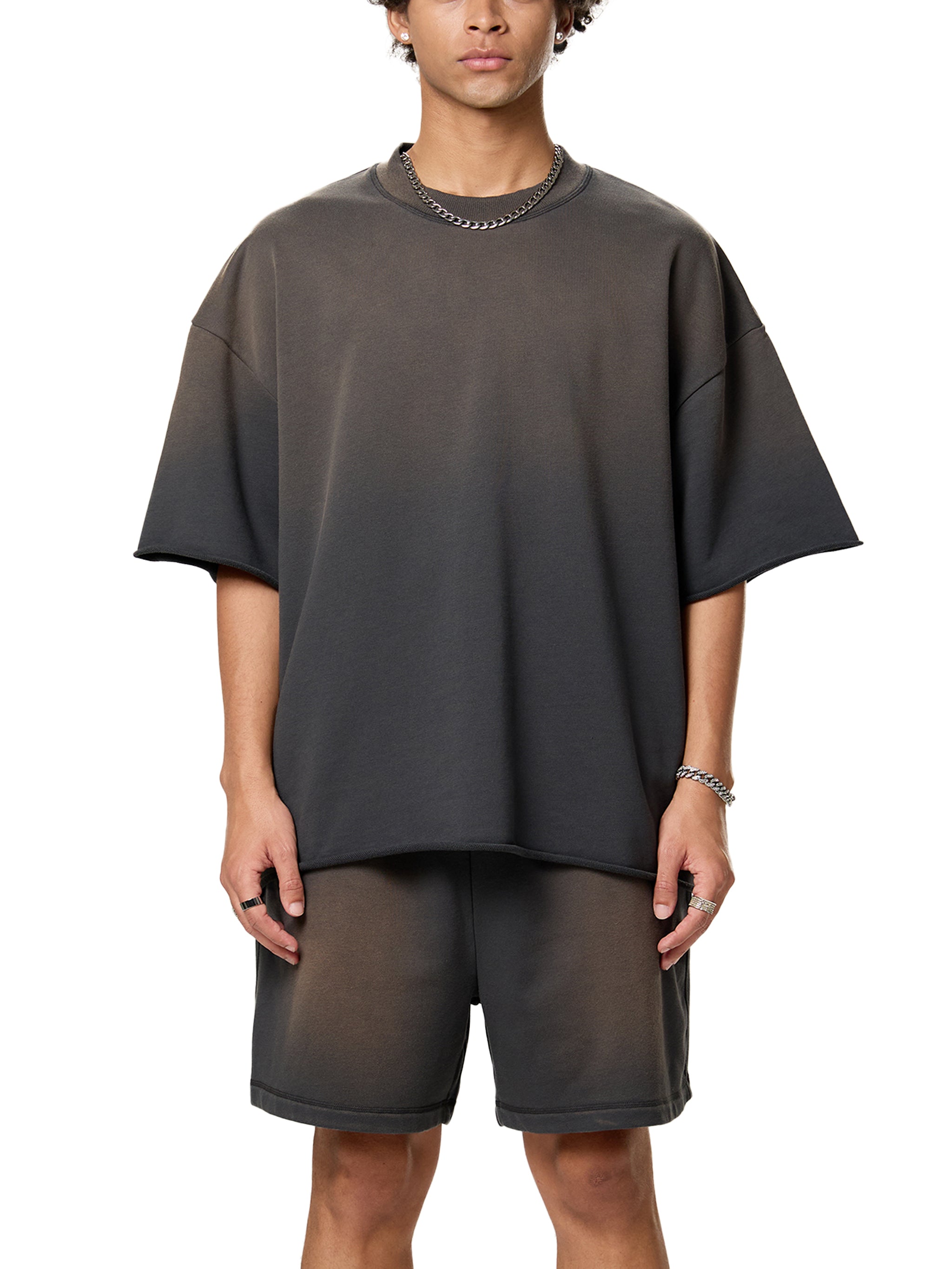Maison Halle Sun Fade Raw Edge T-Shirt