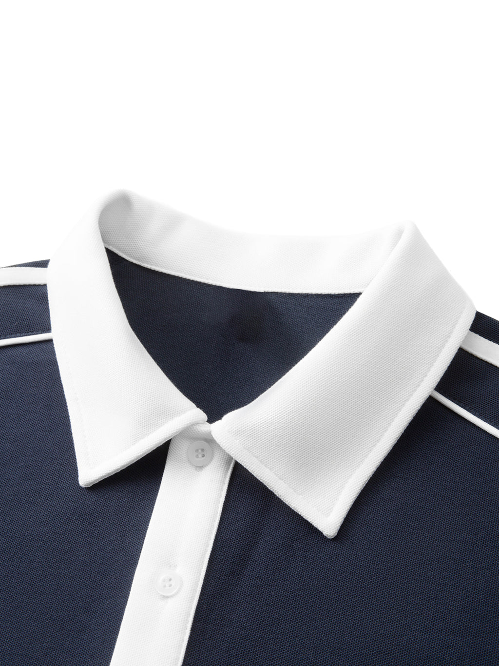 Contrast Collar Maison Halle Short-Sleeve Polo Shirt