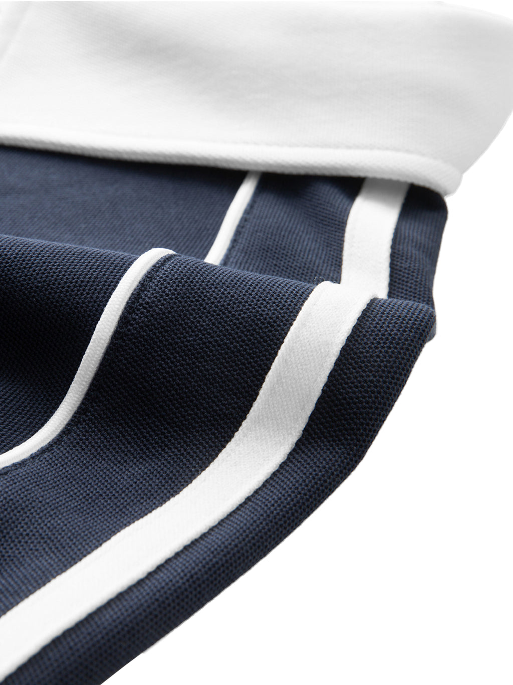 Contrast Collar Maison Halle Short-Sleeve Polo Shirt